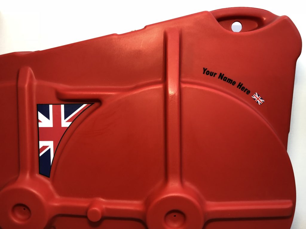 Personalised Name & Flag Stickers