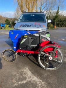 Travel Box For A Racing Wheelchair