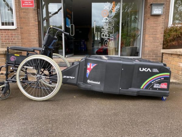 INVICTUS Racing Wheelchair Box - Bike Box Alan Ltd